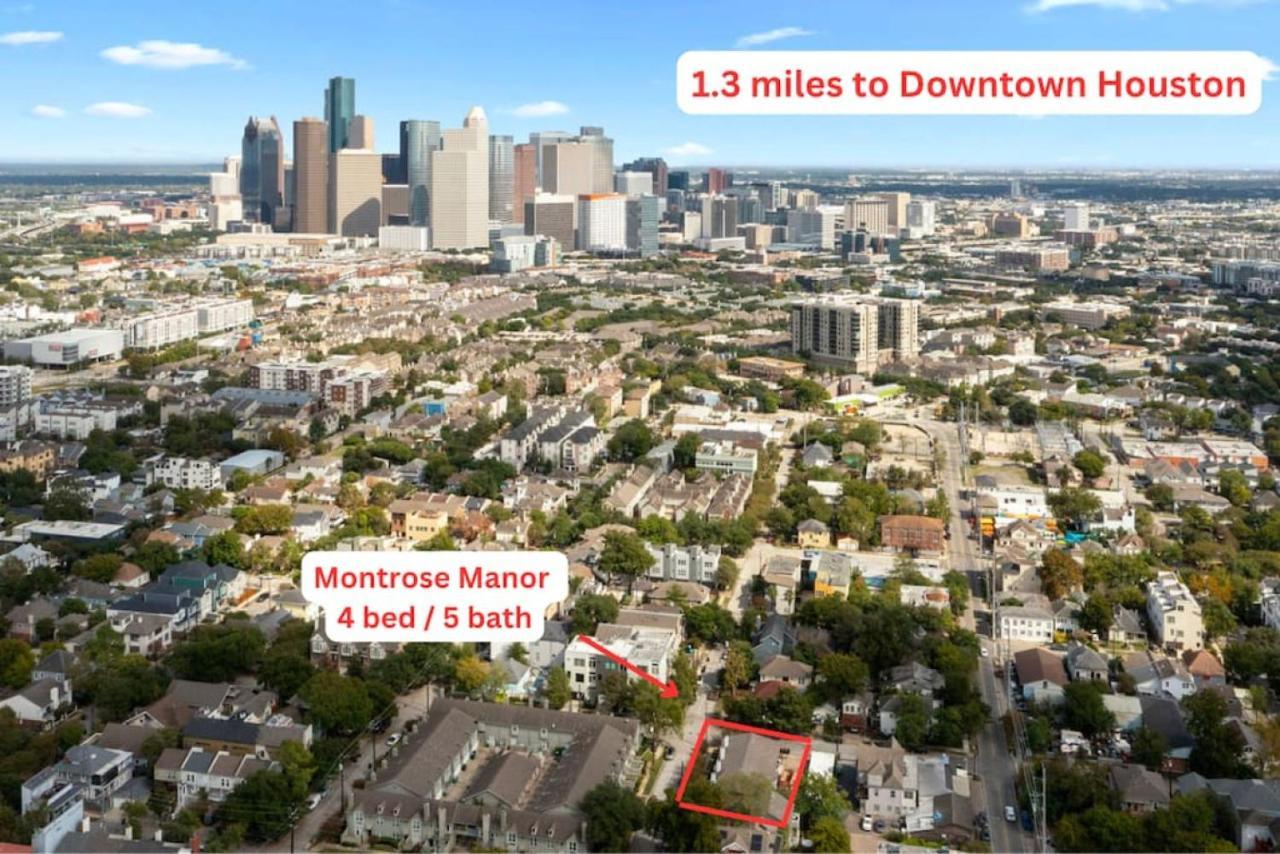 Montrose Two Homes 4 Bedroom 3400Sf Sleeps 20 Downtown Multiple Families Houston Dış mekan fotoğraf